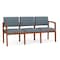 Lesro 3 Seat Tandem Seating W/ No Center Arms, 65 in W 26 in L 31.5 in H, Lenox Series LW3101 - alternate 1